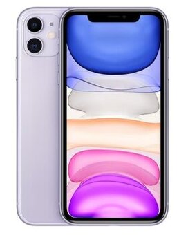 Iphone 11 64GB fialový 100% baterie