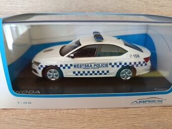 Škoda Octavia IV Městská Policie Hradec Králové Abrex 1:43