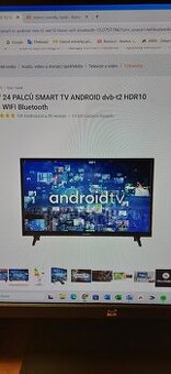 Prodám novou 24" televizi do karavanu 220V android
