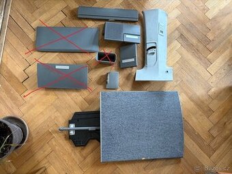VW T4 Multivan interiérové plasty + stolek - 1