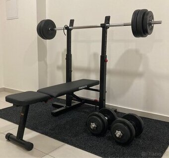 Bench lavice+sada činek s osou