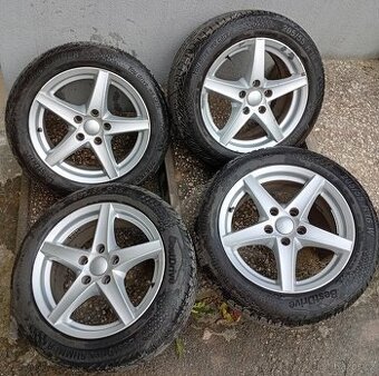 PRODÁM ALU KOLA SADU 205/55 R16 LETNÍ OCTAVIA RONAL 5X112