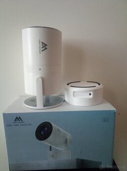 AUBOR MENTTECH HOME CINEMA LED projektor bílý