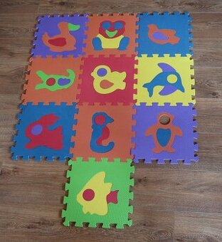 Podlahové pěnové puzzle - Zvířátka
