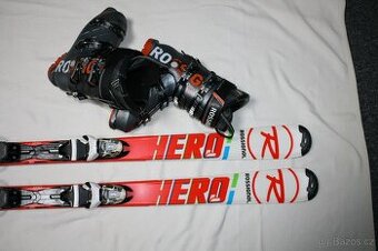 lyže Rossignol Hero 150 cm , boty Atomic