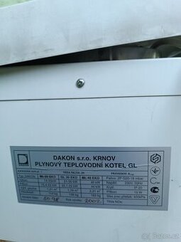 Prodám plynový kotel  Dakon GL30EKO funkční na náhradní díly