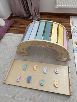 Dřevěná montessori houpačka Elis Design