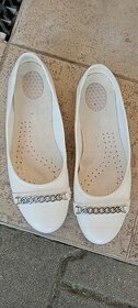 Dámské bílé baleríny vel. 40