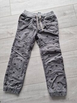 Autíčkové kalhoty s podšívkou, Next, vel.116