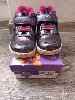 Podzimní/jarní holčičí boty Paw Patrol, vel. 24