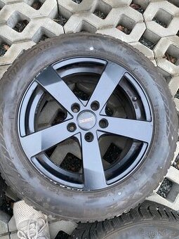 Alu kola 16” 5x112 a zimní pneu 215/60/R16 Nexen