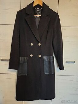 Vlněný kabát černý Orsay