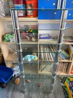 Skleněný hifi TV stolek pod televizi