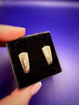 zlaté náušnice 14 karátů(585/1000) - nové