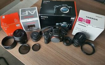 Sony A7RII + 3 objektivy