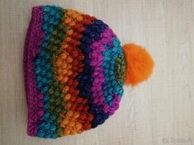 Čepice s bambulí pro děti i dospělé, více barev, 1