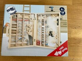 Small Foot dětský dřevěný kufřík s nářadím Deluxe