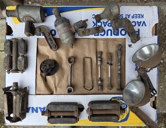 Konvolut - díly na stará kola/motokola