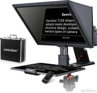 Teleprompter Desview T12S z hliníkové slitiny, 12,9" NOVÝ