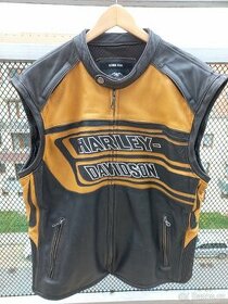 Kožená vesta, bunda Harley Davidson - 1