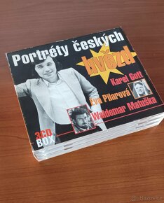 3 CD box - Portréty českých hvězd