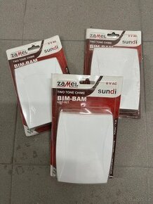 2 ks nový domovní drátový znovek ZAMEL GNT-921