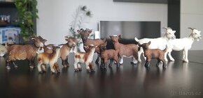 Schleich Farma koza oslik slepice kuřátka kachna