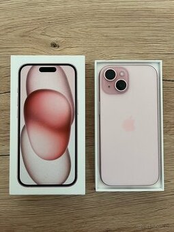 iPhone 15 128gb pink v záruce