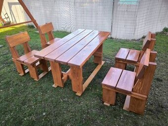 Zahradní nábytek set z masivu