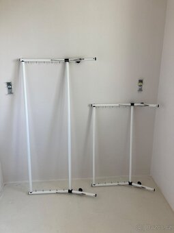Okenní parapetní sušák na prádlo, ALU - 2 ks - 100 a 150 cm