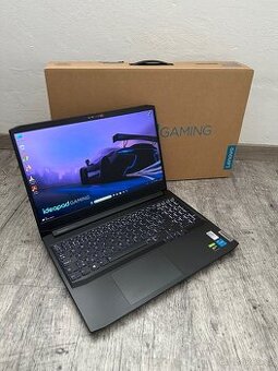 v ZÁRUCE-TOP- HERNÍ NOTEBOOK LENOVO- i5 11.gen,SSD,GTX+Iris