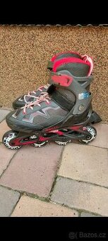Dětské inline brusle Oxelo 32-35+zdarma NOVÉ chrániče