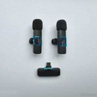 2x Bezdrátové klopové mikrofony USB-C - 1