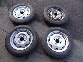Kola VW Brouk 4x15 ET34 4x130x79 + pneu 155/15 82Q