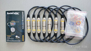 Wirwick XLR kabel, sada 7ks. 0,5m - 1