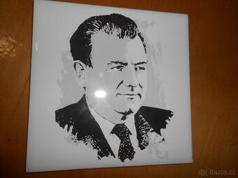 Dlaždice 15cmx 15cm Klement GOTTWALD - nepoužitá