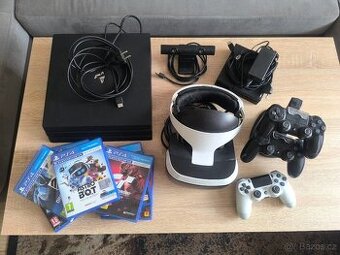 PS4 - 1TB + VR brýle a kamera