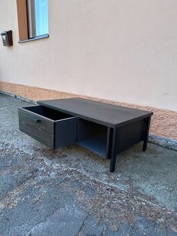 Konferenční stolek Morala Onyx – masivní dub, kov