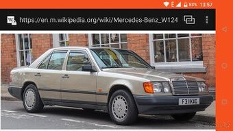 Mercedes benz w124 dva motory 250d petivalec
