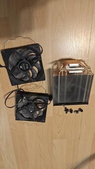 ASI Noctua - velký chladič + 2 větráky SilentiumPC 120 PWM