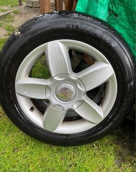 Alu kola Seat 5x112 215/55 r16 + pneu