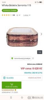 Nafukovací vířivka Belatrix Sorrento 115 ZÁRUKA do 04/2027