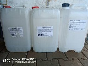 prodam pevné kanystry  objem 25 l