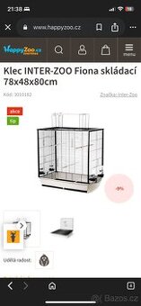 Klec na drobné a středně velké ptactvo/ papoušky