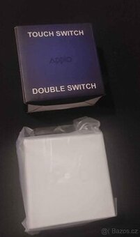 Dvojitý dotykový skleněný vypínač Appio