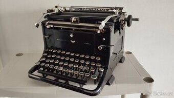 Starý krásný psací stroj CONTINENTAL.