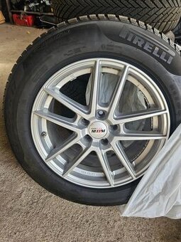 Zimní alu 7,5x17 ET 45, 5x108 mm,215/65/17, Pirelli 7-8 mm