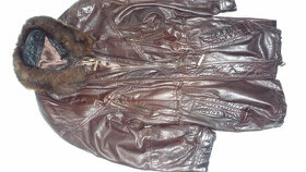 Dámský kožený kabát