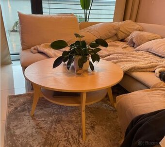 Konferenční stolek JAKOBSFORS, Ikea - dýha dub, 80cm