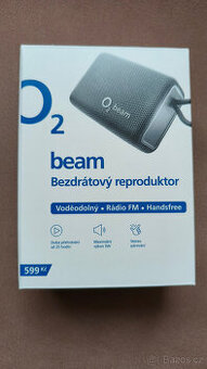 Bezdrátový reproduktor O2 beam, šedá barva - nerozbalený